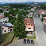 Výhled z věže bozkovského kostela Navštívení Panny Marie