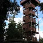 První verze rozhledny Císařský kámen