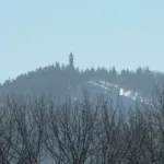 Vrchol Hvězda s rozhlednou Štěpánkou